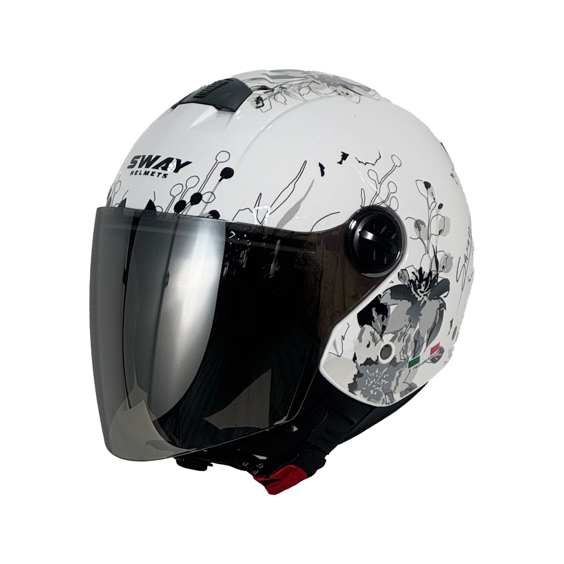 SWAY SW 715 IRIS Grey Yarım Kask