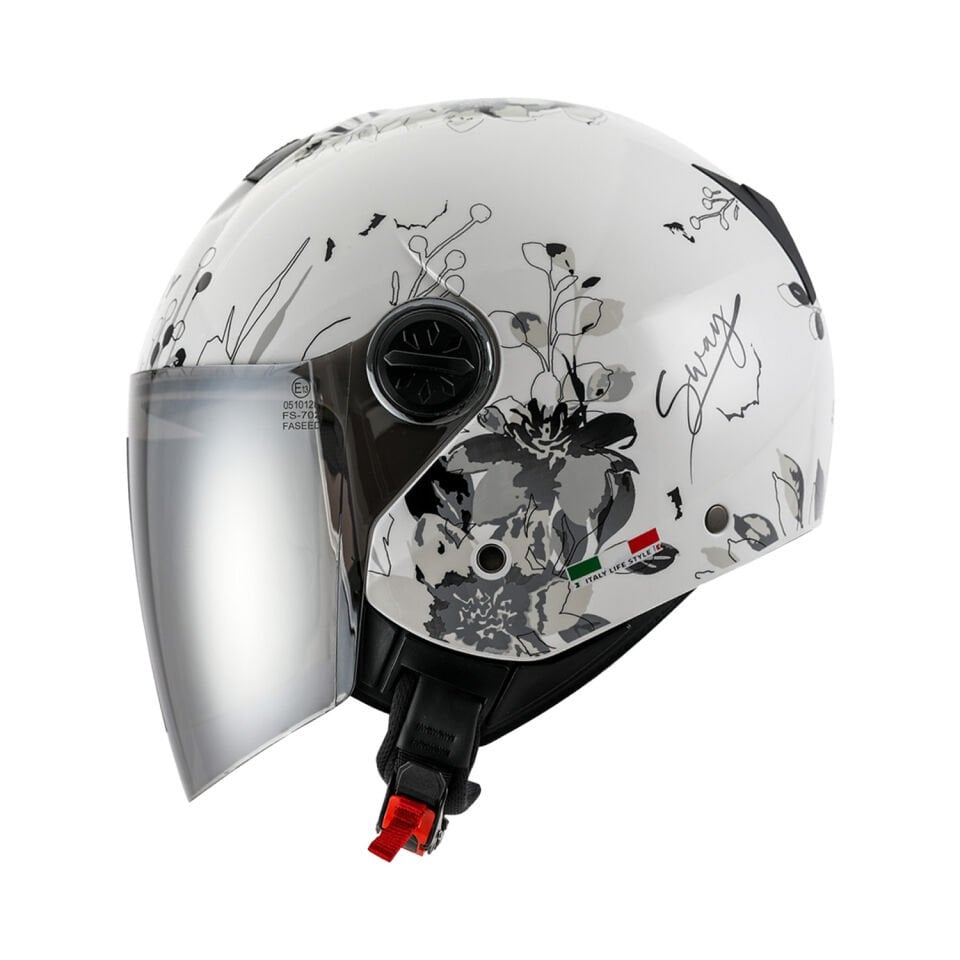 SWAY SW 715 IRIS Grey Yarım Kask