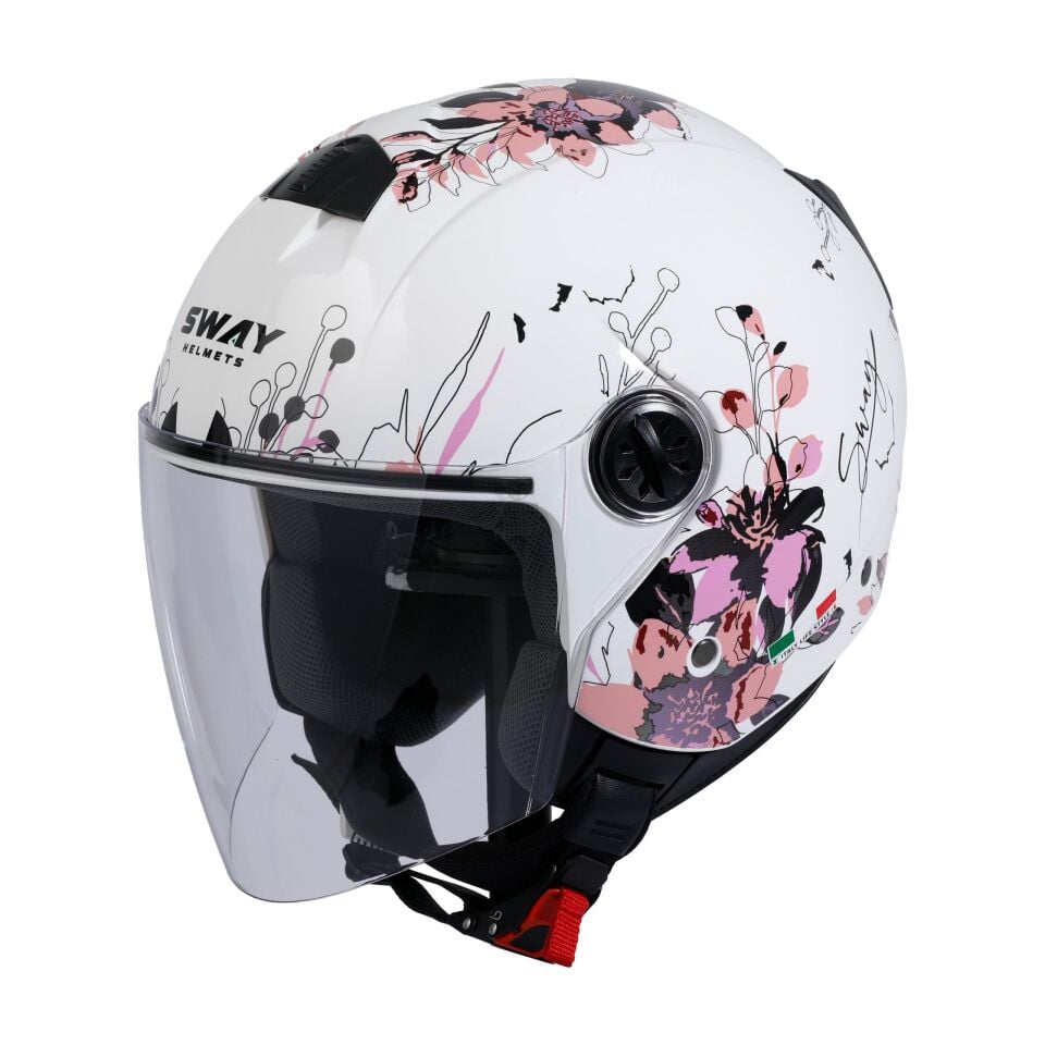 SWAY SW 715 IRIS Pink Yarım Kask