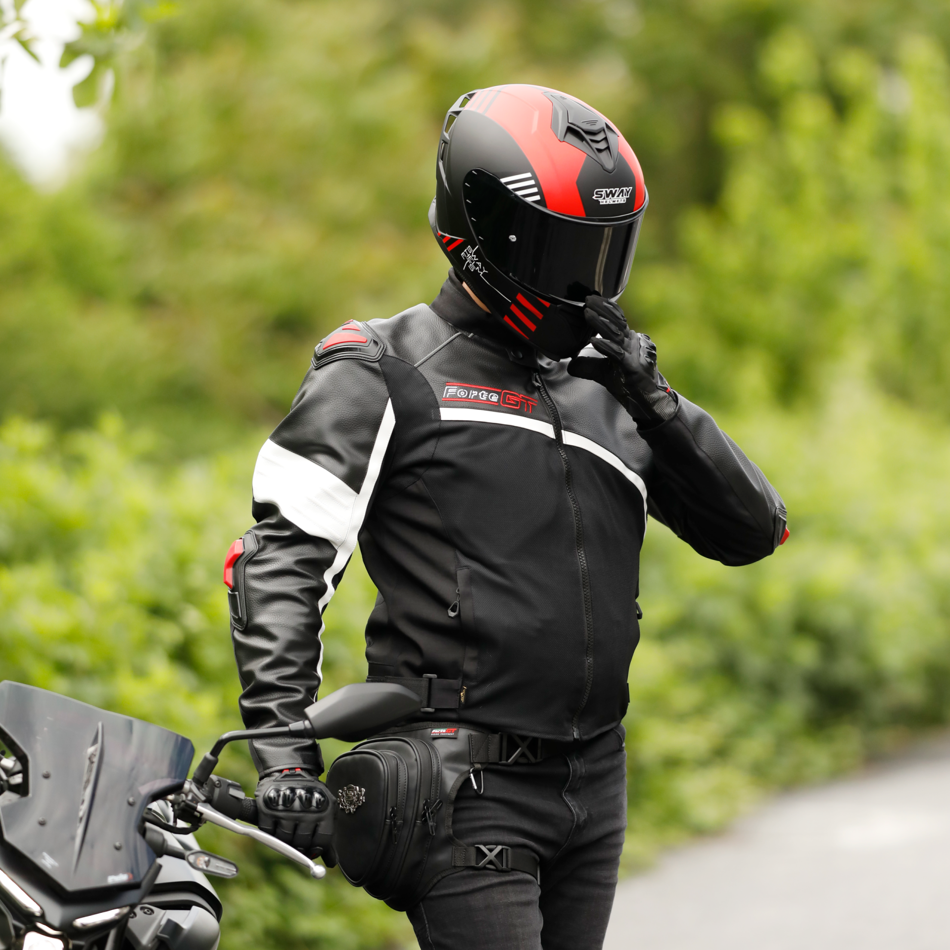 FORTE GT 2003055 AR54 DERİ-KIRMIZI 3 MEVSİM MONT