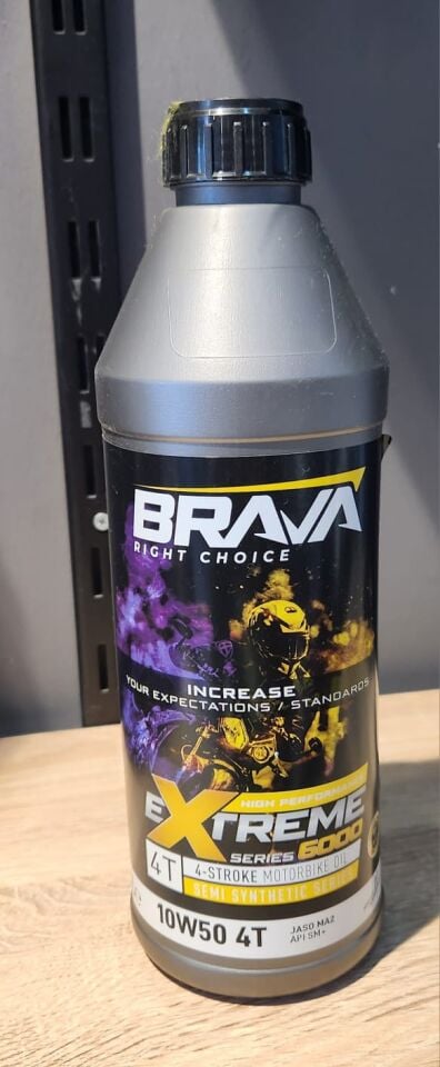 BRAVA 10W50 4T SENTETİK  MOTOR YAĞI