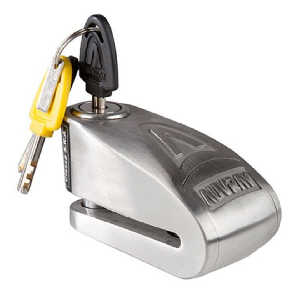 AUVRAY B-LOCK 06 ALARMLI DİSK KİLİDİ 6 MM 120db İNOX ÇELİK