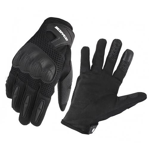 SCOYCO MC58 SİYAH MOTOSİKLET YAZLIK ELDİVENİ